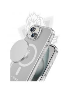 X Wolf Special Matte Shockproof Case IPhone 15, MagSafe, Clear - 40100032