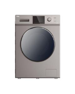 TCL Washing Machine Front Load ,8 kg , Drying 75 % ,Silver - TWF80-M14303DA03-05