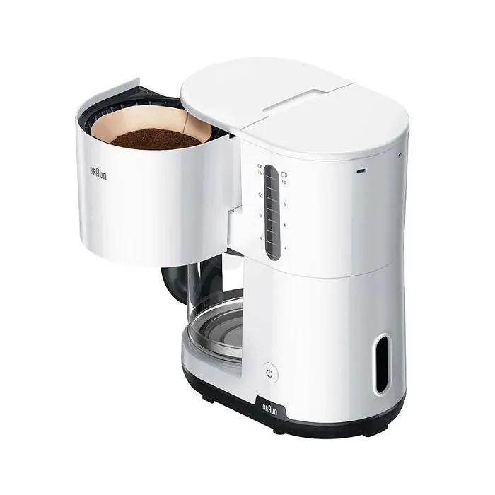 Braun Coffee Maker 1000W, OptiBrew System, 15 Cups, White - KF1100WH |  BlackBox
